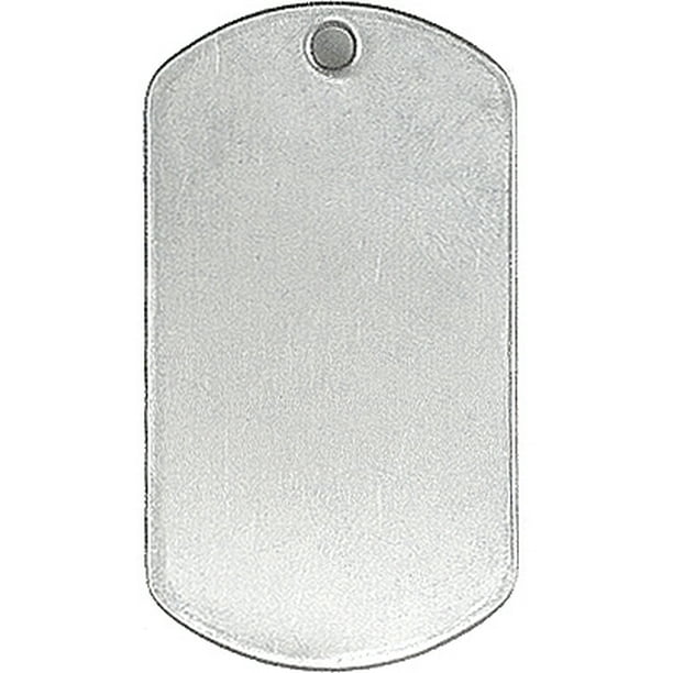 20 PCS STAINLESS STEEL BLANK DOG TAGS SHINY OR MATTE MILITARY SPEC HIGH QUALITY 